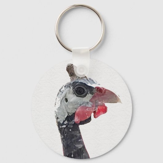 Charlie Round Button Sleutelhanger (Voorkant)