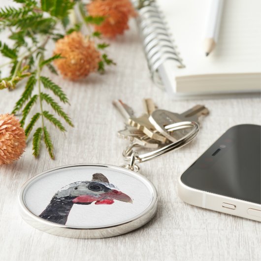 Charlie Round Premium Sleutelhanger (Zijkant)