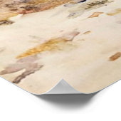 Charlie Seated op de zand Poster (Hoek)