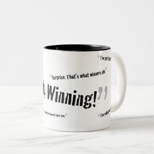 Charlie Sheen stelt Mok voor (Voorkant rechts)