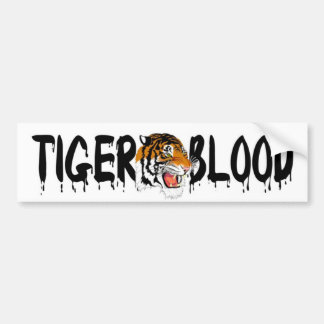 Charlie Sheen TIGER BLOOD Bumpersticker