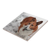 Charlie Snow Snout Tegeltje (Zijkant)