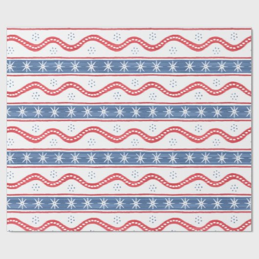 Charlie Stripe Cadeaupapier (Vlak)