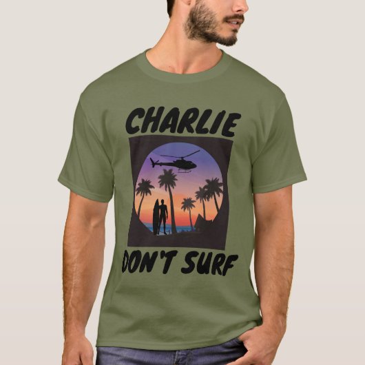 CHARLIE SURF GEEN VIETNAMESE T-SHIRTS (Voorkant)
