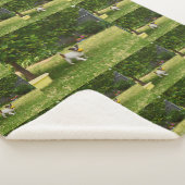 Charlie The Fox Terrier Play Time, Sherpa Blanket Deken (3/4)