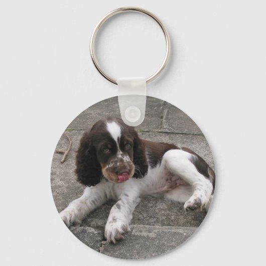 Charlie The Springer. Sleutelhanger (Voorkant)