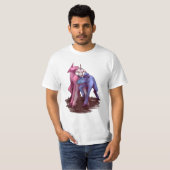charlie the unicorn blij t-shirt (Voorkant volledig)