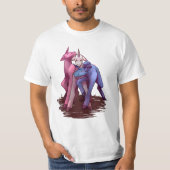 charlie the unicorn blij t-shirt (Voorkant)