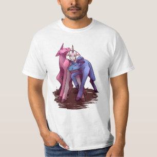 charlie the unicorn blij t-shirt