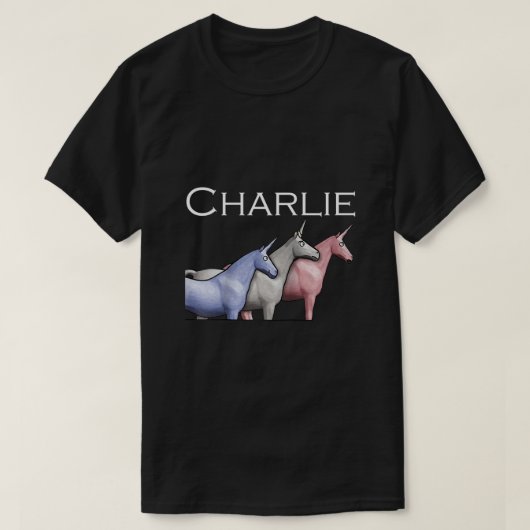Charlie The Unicorns Shun Raglan Baseball T-shirt (Design voorkant)