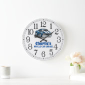 Charlie's 69 Muscle Car Large Clock Grote Klok (Huis)