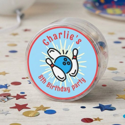 Charlie's 8e verjaardag Bowling-feest Sticker
