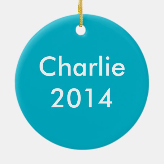 Charlie's Geweldige Ornament (Achterkant)