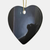 Charlie's kerstgeest keramisch ornament (Links)