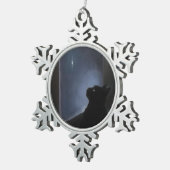 Charlie's kerstgeest tin sneeuwvlok ornament (Rechts)