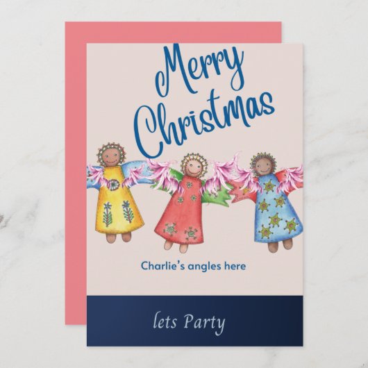 Charlie's kerstkaart (Voorkant / Achterkant)