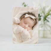 Charline RSVP Kaartje (Staand voorkant)