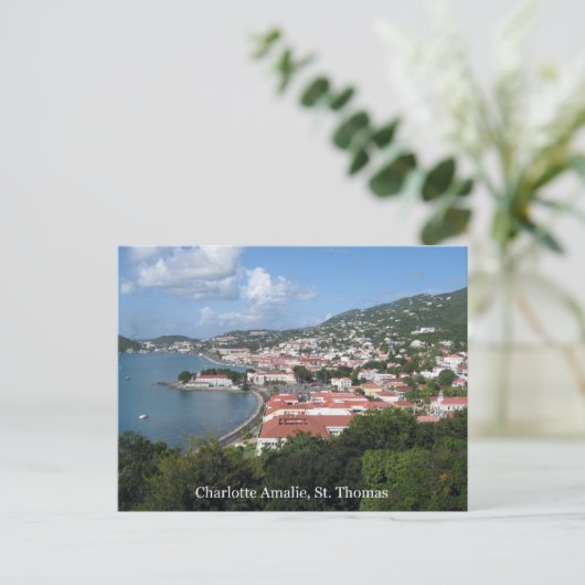 Charlotte Amalie, St. Thomas Briefkaart (Staand voorkant)