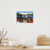 Charlotte Amalie Virgin Islands Rum Factory Poster (Keuken)