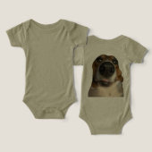 Charlotte baby T-shirt (Ontwerp Voorkant & Achterkant)