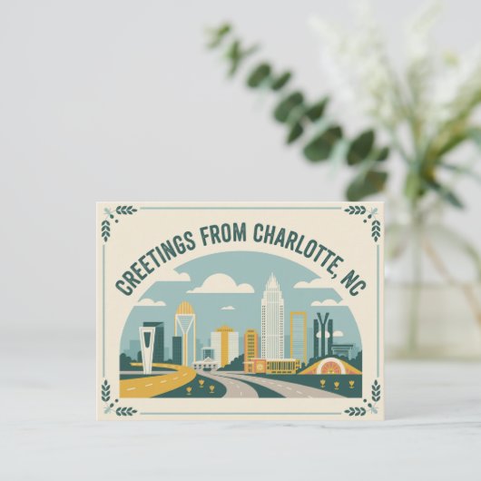  Charlotte Briefkaart | Groeten van (Staand voorkant)