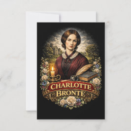 Charlotte Brontë Bedankkaart