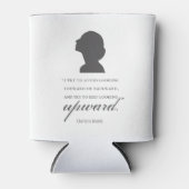 Charlotte Bronte - Blijf naar boven kijken - wit Blikjeskoeler (Voorkant)