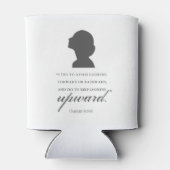 Charlotte Bronte - Blijf naar boven kijken - wit Blikjeskoeler (Achterkant)