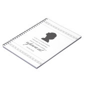 Charlotte Bronte - Blijf naar boven kijken - wit Notitieboek (Linkerzijde)