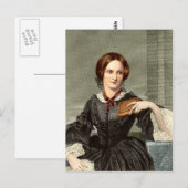 Charlotte Brontë Briefkaart (Voorkant / Achterkant)