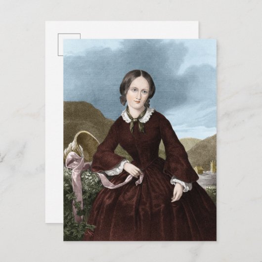 Charlotte Bronte Briefkaart (Voorkant / Achterkant)