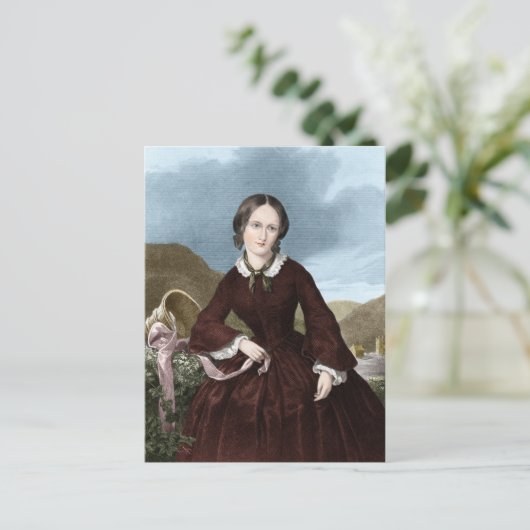 Charlotte Bronte Briefkaart (Staand voorkant)