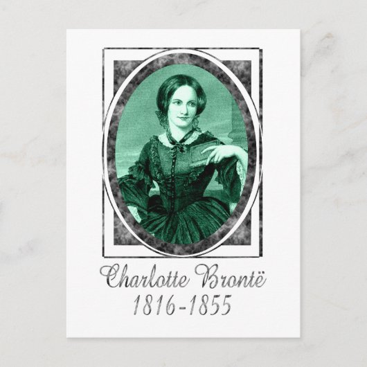 Charlotte Brontë Briefkaart (Voorkant)