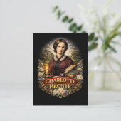 Charlotte Brontë Briefkaart (Staand voorkant)