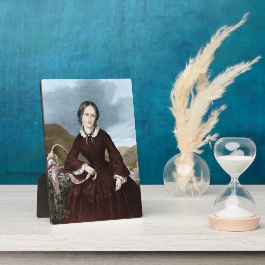 Charlotte Bronte Fotoplaat (Zijkant)