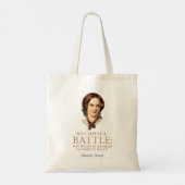 Charlotte Bronte - Het leven is een strijd Tote Bag (Achterkant)