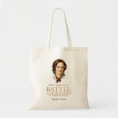 Charlotte Bronte - Het leven is een strijd Tote Bag (Voorkant)