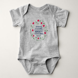Charlotte Bronte Jane Eyre Floral Life Book Quote Romper