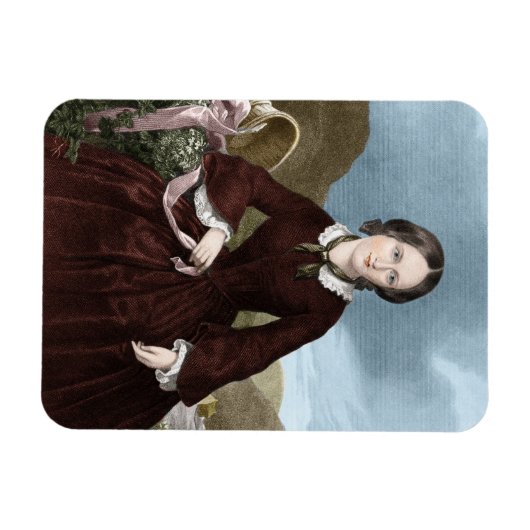 Charlotte Bronte Magneet (Horizontaal)