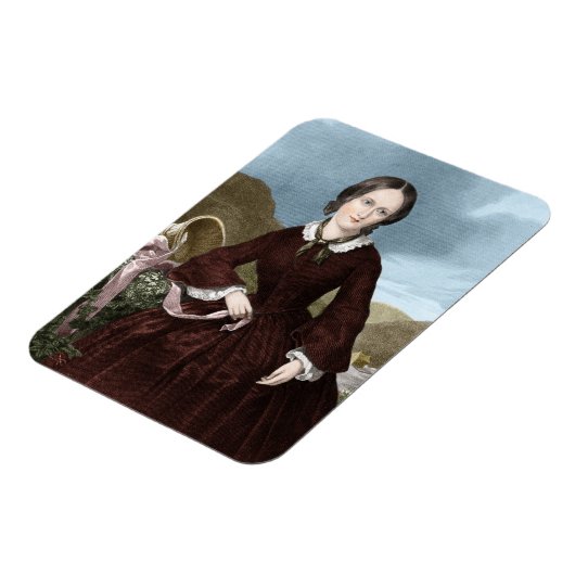 Charlotte Bronte Magneet (Linkerzijde)