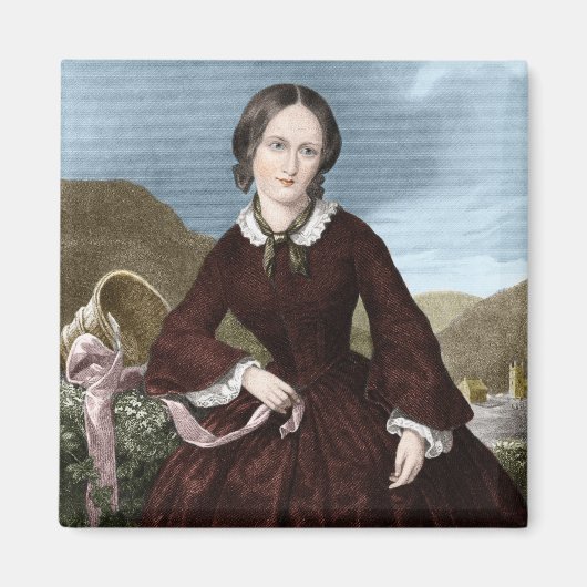 Charlotte Bronte Magneet (Voorkant)