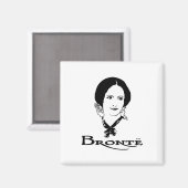 Charlotte Bronte Magneet (Voorkant / Achterkant)