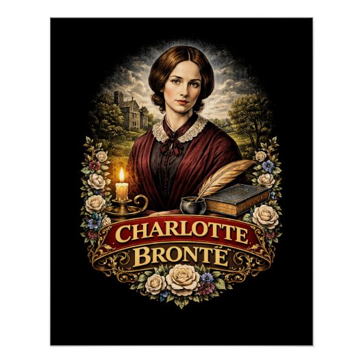 Charlotte Brontë Perfect Poster (Voorkant)
