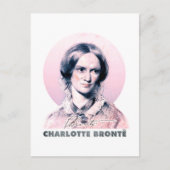 Charlotte Bronte Pink Richmond Painting Portrait Briefkaart (Voorkant)