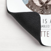 Charlotte Bronte Portrait en Quote Muismat (Hoek)