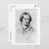 Charlotte Brontë portret van George Richmond Briefkaart (Voorkant / Achterkant)