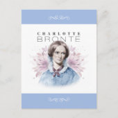 Charlotte Bronte Portret van Richmond met bloemen Briefkaart (Voorkant)