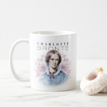 Charlotte Bronte Portret van Richmond met bloemen