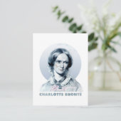 Charlotte Bronte Richmond Painting Portrait Briefkaart (Staand voorkant)
