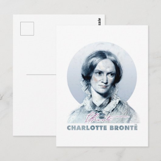 Charlotte Bronte Richmond Painting Portrait Briefkaart (Voorkant / Achterkant)